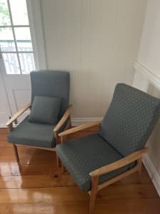Retro TV chairs (pair)