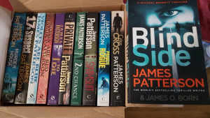 11 JAMES PATTERSON NOVELS IN GOOD CONDITION