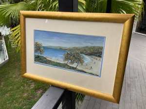 Framed Seascape Picture
