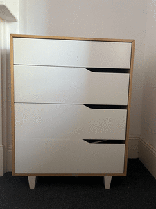 Chest of drawers (WxDxH 79cm x 48cm x 101cm)