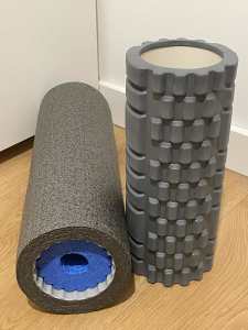 Gym Roller Set of 3 Grey and Blue *Used*