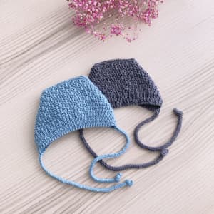 Knit Baby Bonnet Baby Hat Baby Shower Gift Newborn Gift