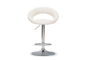 White Bar Stool Seats Brand New 4 x only no base