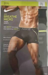 Nike 2 pack breathe micro trunk shorty BNIB 