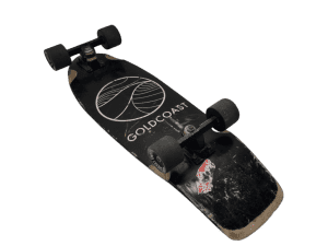 Gold Coast Black Skateboard