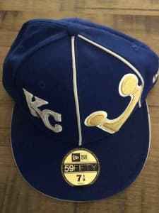 New Era Kansas City Royals 5950 Fitted Hat Size 7 1/8 new