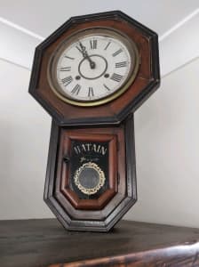 Antique Hatain Japanese clock
