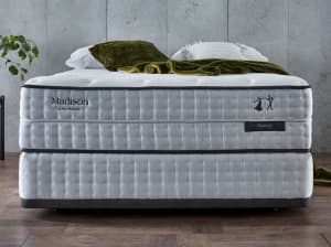 Madison Ultra Premium Savoy Queen Mattress and Base Sleeping Bed