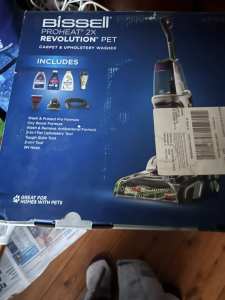 Bissell pro heat x2 revolution pet cleaner and upholstery washer