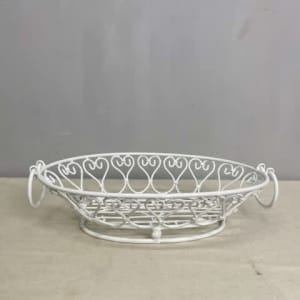 White Wire Basket