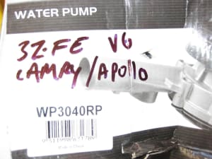 Water Pump Toyota Camry series Apollo