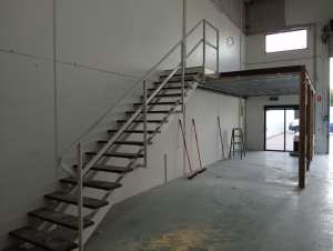 Steel Stairs and Mezzanine Floor