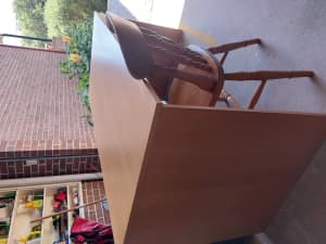 Large used Ikea desk & chair