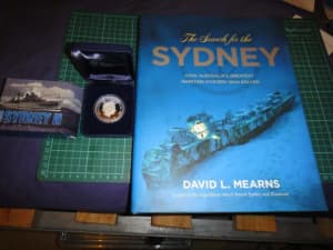 The search for the  Sydney  hard cover book sign by David L Mearns