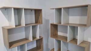 2 Bookcases or Display Shelves (5 Tiers)