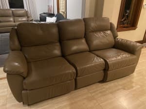 Super comfy reclining leather couch