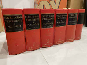 Court Forms, Precedents and Pleadings NSW and QLD 6 Volumes. Law Books
