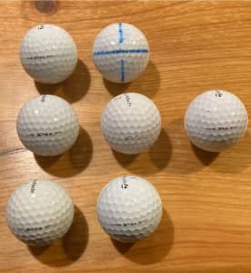 6 TP5X Taylormade Golf balls plus a TP5