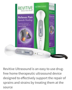 Revitive Ultrasound Massage Device (BRAND NEW)