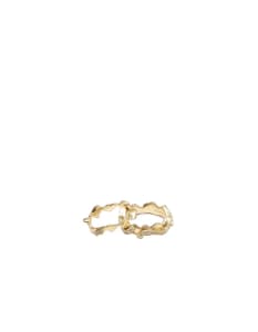 MIMCO Squiggly Ring Duo Brushed Gold