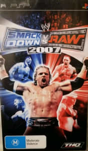 Smack down VS raw 07 psp game with free postage 