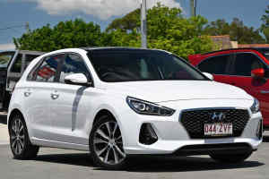 2020 Hyundai i30 PD2 MY20 Premium White 6 Speed Sports Automatic Hatchback