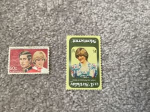 UK stamps - Charles & Diana - MINT condition - Never used