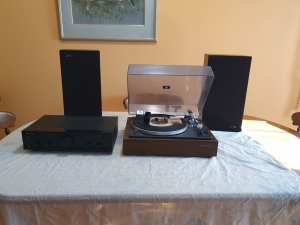 Stereo System - Turntable, Amplifier and Speakers