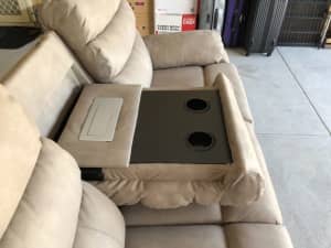 Powered recliner sofas x2