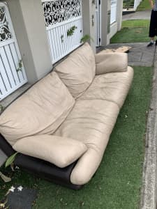 Leather sofa for free