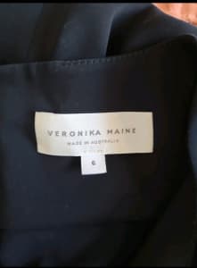 Veronika Maine Midi Dress Navy 