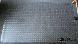 2 Chair Mat for Carpets 75x120cm, never use, $20 each, $30 for both