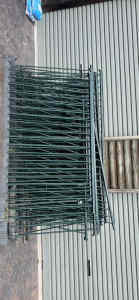Aluminium fencing green various sizes and lengths