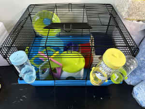 Small pet cage and accessories set！