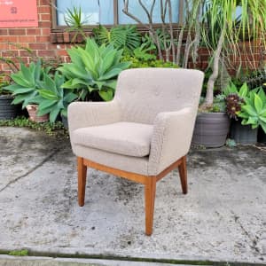 Grant Featherston designed armchair, series 21 model, fully restored.