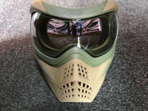 PAINTBALL MASK. V-FORCE GRILL. OLIVE / GREEN