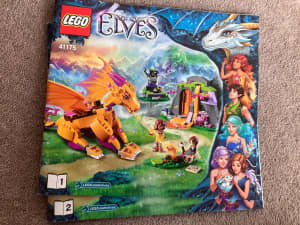 Lego Elves set 41175: Fire Dragons Lava Cave