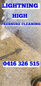 HIGH PRESSURE WASHING ALL AREAS