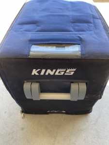 40 litre kings fridge/freezer with case 