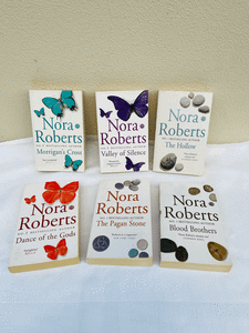 Bulk Lot of 6 Nora Roberts Paperback Novels - Romance Fantasy Suspense