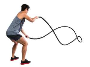 Battle exercise rope