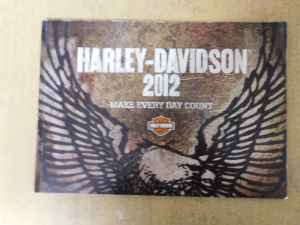 harley davidson 2012 models factory sales brochure