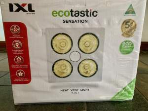 IXL eco tastic sensation 3 in 1 bathroom heat fan light