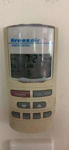 Remote control - Breezair Evaporative air conditioner