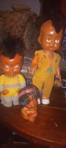 Vintage set of 3 dolls