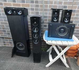 Jamo S608 10 inch sub360 360 watts 5.1 speaker RRP$3599