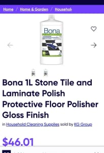 Polish - For stone, tile and laminate. Brand: Bona