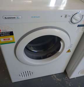 SIMPSON DRYER 6 kg - Serviced with warranty deliver afterpay