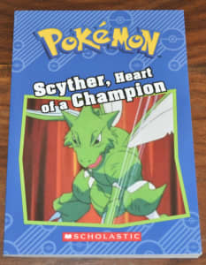 POKEMON Scyther, Heart of a Champion - Paperback Book - EUC