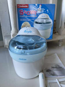 Sunbeam ice cream maker user 2024 manual